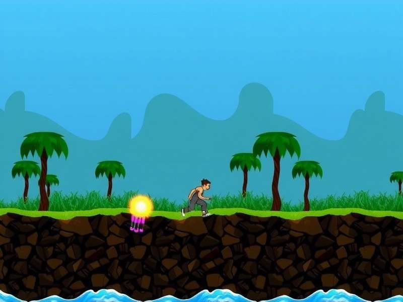 Wet Runner Gameplay Screenshot